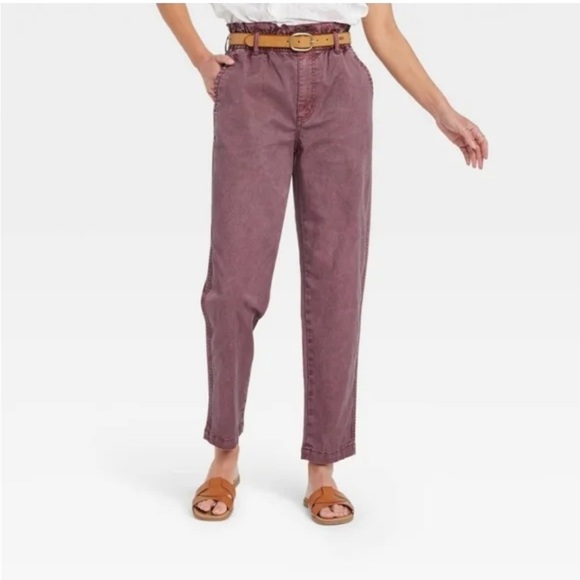 Universal Thread corduroy pants high waisted mauve 2 - Picture 1 of 11